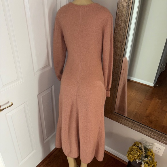 Chloe Pink Long Cardigan Sweater - Picture 4 of 6